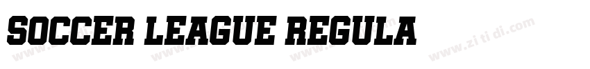 Soccer League Regula字体转换